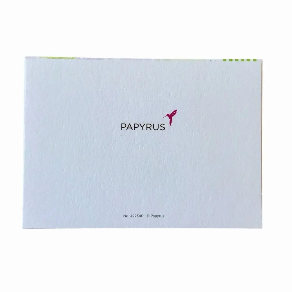Papyrus Keepsake Box Blank Note Cards & Lined Envelopes Bird Songbird Floral